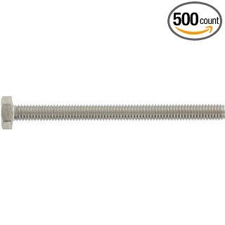 (500pcs) Metric DIN 933 M3X10 Hex Head Cap Screw with Full Thread Stainless Steel A2 Ships Free in USA: Cap Screws And Hex Bolts: Industrial & Scientific