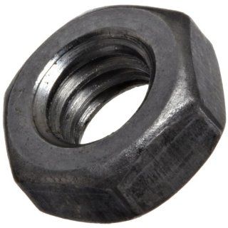 Steel Hex Nut, Zinc Plated Finish, Class 6, DIN 934, Metric, M1.6 0.35 Thread Size, 3.2 mm Width Across Flats, 1.3 mm Thick (Pack of 100): Industrial & Scientific