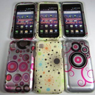 SET of Three (Lot of 3x) Hard Phone Cases Covers Skins Snap on Faceplate Protector for Samsung Vibrant 4g Galaxy S Sgh t959v T mobile I9000 Gt i9000 I9000t Polka Dots: Cell Phones & Accessories