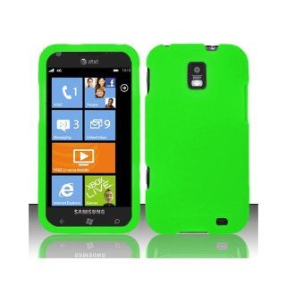 Green Soft Silicone Gel Skin Cover Case for Samsung Focus S SGH I937: Cell Phones & Accessories