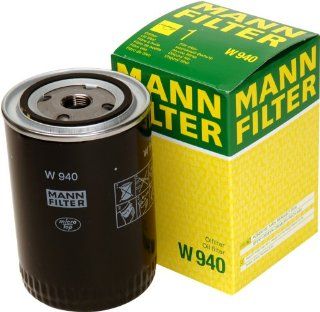 Mann Filter W 940 Spin on Oil Filter Automotive
