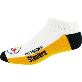 Pittsburgh Steelers Men's Color Block No Show Socks : Sports Fan Socks : Sports & Outdoors