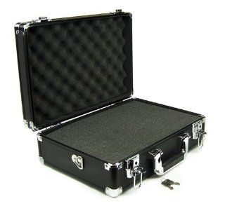 Premium Aluminum Digital SLR Camera Case with Customizable "DIY" Foam   ID: 14.25" x 9.5" x 4.5"   1004 BLK P : Hard Pistol Cases : Sports & Outdoors