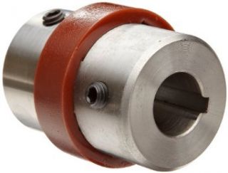 Boston Gear BF133/4X3/4 Shaft Coupling, Spider Ring (3 Jaw), Coupling Size BF13, 1.625" Hub Diameter, 0.750" Driven Hub Bore, 0.750" Driver Hub Bore, 1.969" Max Outer Diameter, 4 horsepower Max HP, 160 pounds per inch Max Torque Set Sc