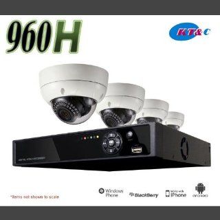 CANTEK NEW 960H TECHNOLOGY (969x480) Security Camera System Premium Resolution, 4 Cameras : Camera And Photography Products : Camera & Photo