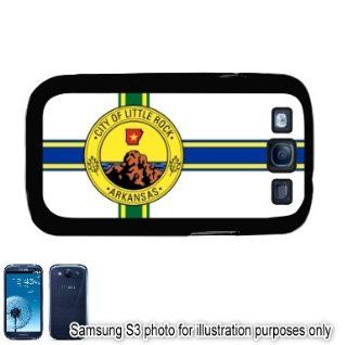 Little Rock Arkansas AR City State Flag Samsung Galaxy S3 i9300 Case Cover Skin Black: Cell Phones & Accessories