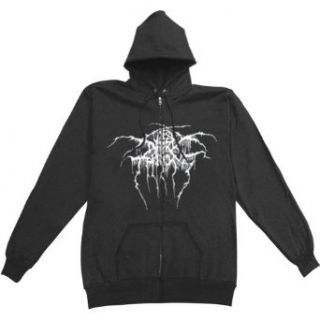 Dark Throne Transilvanian Hunger Zippered Hooded Sweatshirt: Music Fan Sweatshirts: Clothing