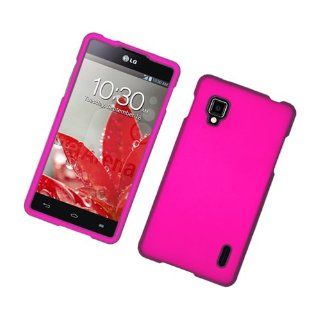 LG OPTIMUS G/LS970 Rubber COVER Hot Pink 04: Cell Phones & Accessories