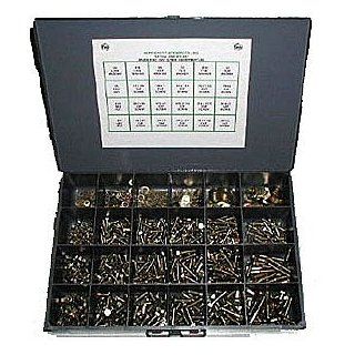 Hex Bolt (Hex Cap Screw), Hex Nut, Flat Washer and Lock Washer Assortment Grade 8, 1025 Pieces: Hardware Nut And Bolt Sets: Industrial & Scientific