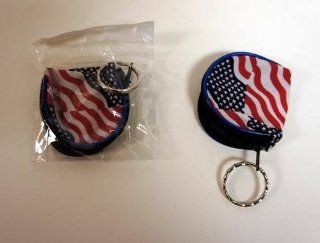 American Flag Usa Patriotic Coin Purse Keychain (96 Pieces) [Office Product]: Everything Else