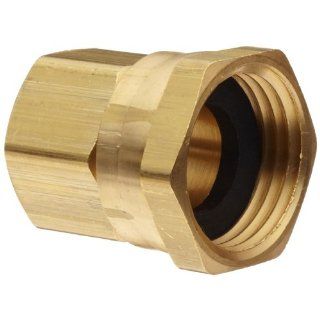 Dixon BAS974 Brass Fitting, Swivel Adapter, 3/4" GHT Female x 1/2" NPTF Female, Box of 100: Industrial Hose Fittings: Industrial & Scientific