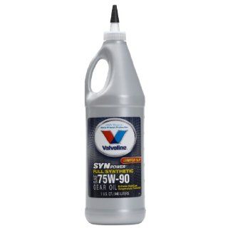 Valvoline VV975 SynPower Full Synthetic Gear Oil SAE 75W 90, Pack of Twelve 1 Quart Bottles: Automotive