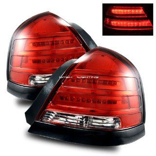 98 08 Ford Crown Victoria LED Tail Lights   Red Clear: Automotive