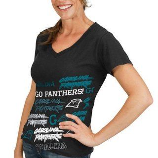 NFL Carolina Panthers Women's Bling Diva Short Sleeve T Shirt Extra Large : Sports & Outdoors