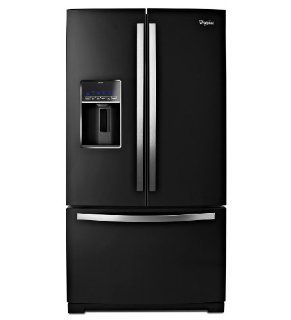 Whirlpool WRF989SDAE 28.6 Cu. Ft. Black French Door Refrigerator   Energy Star: Appliances