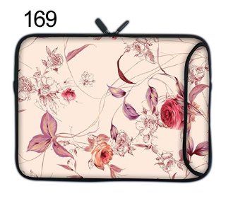 TaylorHe Colorful 15.6 inch 15 inch 16 inch Compact Neoprene Laptop Sleeve Case with Patterns and Side Pockets Beautiful Pink Roses Floral for Her: Computers & Accessories