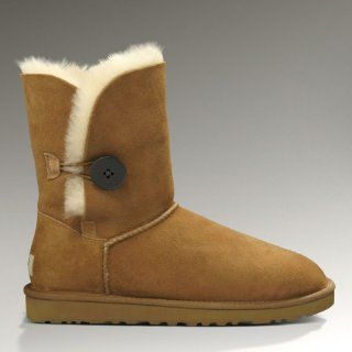 Women's Ugg Bailey Button 5803 Chestnut Boots Size 7 : Equestrian Boots : Sports & Outdoors