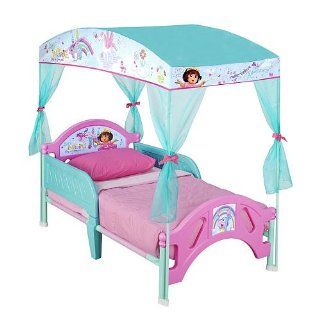 Dora the Explorer Toddler Canopy Bed: Toys & Games