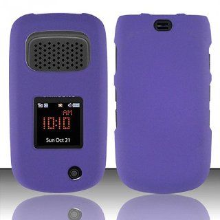 Purple Hard Cover Case for Samsung Rugby III 3 SGH A997: Cell Phones & Accessories