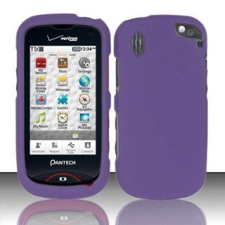 Pantech Hotshot 8992 Case Sweet Purple Hard Cover Protector (Verizon) with Free Car Charger + Gift Box By Tech Accessories: Cell Phones & Accessories