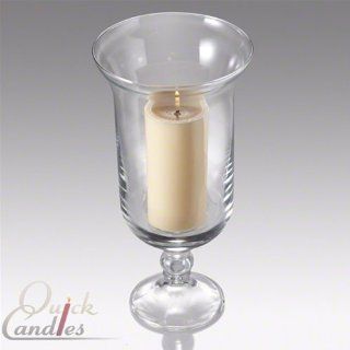 Eastland Adena Pedestal Hurricane Glass Vase   Votive Candles