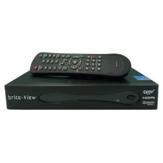 brite View BV 980H Digital HD DVR (for Antenna and clear QAM use) ,with 320GB HDD Built in, EPG Supported,Time Shifting   Black Electronics