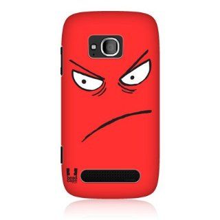 Head Case Designs Angry Emoticon Kawaii Edition Protective Back Case For Nokia Lumia 710: Cell Phones & Accessories
