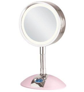 Revlon RV983 Perfect Touch Lighted Clock Mirror : Personal Mirrors : Beauty