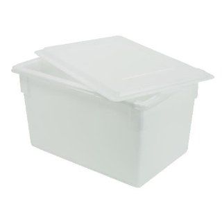 Rubbermaid Commercial 3301 CLE 26" Length x 18" Width x 15" Depth, 21 1/2 gallon Clear PolyCarbonate Food/Tote Box: Industrial & Scientific