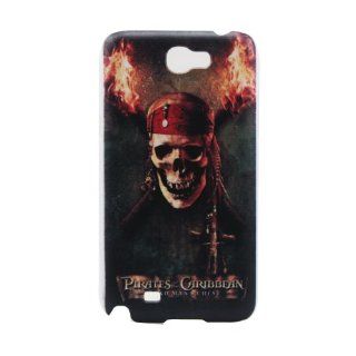 PinLong Red Terror Pirate Skull Design Scarf Hard Case Cover for Samsung Galaxy Note 2 N7100: Cell Phones & Accessories