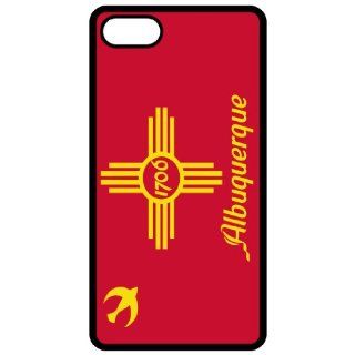 Alburquerque New Mexico NM City State Flag Black Apple Iphone 4   Iphone 4s Cell Phone Case   Cover: Cell Phones & Accessories