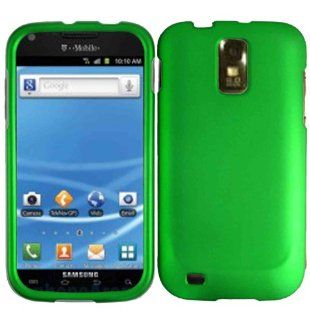 Dark Green Hard Case Cover for Samsung Hercules T989 T Mobile Samsung Galaxy S2: Cell Phones & Accessories