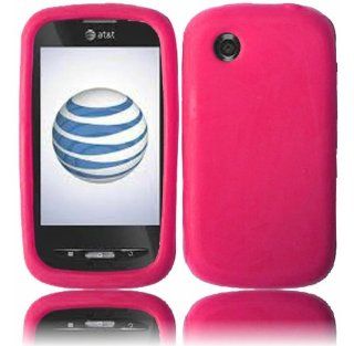 Silicone Jelly Skin Case for ZTE Merit 990G Avail Z990   Hot Pink: Cell Phones & Accessories