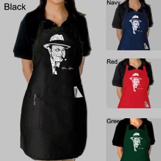 Full Length Green Dual Pocket Apron   Al Capone's face created out of the words "Original Gangster" : Kitchen Aprons : Everything Else