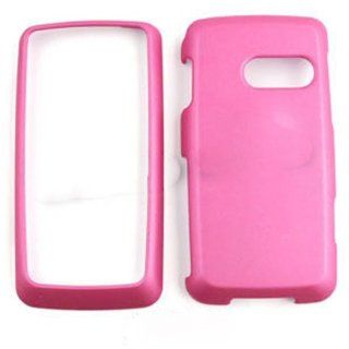 LG RUMOR TOUCH LN510 VM510 NON SLIP PINK MATTE CASE ACCESSORY SNAP ON PROTECTOR: Cell Phones & Accessories