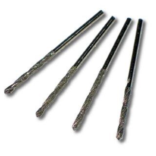 4 pcs 1 mm Metric Diamond Coated HSS Twist Drill Bits