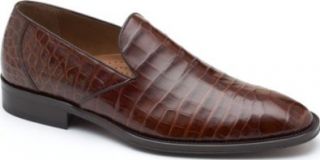 Mezlan Men's Casanova Loafers, Black Genuine Alligator, 10.5 M: Loafers Shoes: Shoes