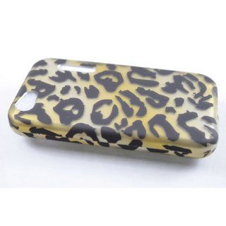 Alcatel One Touch Ultra 995 Hard Case Cover for Cheetah + Earphone Cord Winder: Cell Phones & Accessories