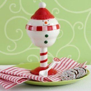 Hallmark 2012 Christmas DIR996 Snowman Shaped Parfait Cup & Spoon : Other Products : Everything Else