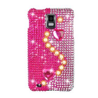 Eagle Cell PDSAMI997L350 RingBling Brilliant Diamond Case for Samsung Infuse 4G i997   Retail Packaging   Pearl Pink: Cell Phones & Accessories
