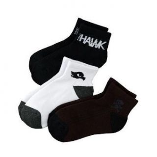 Tony Hawk Boy's (Sock size: 7 11) Quarter Crew Socks   3 Pair (Sock Size: 7 8.5): Clothing