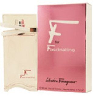 Salvatore Ferragamo F for Fascinating Eau De Toilette EDT Spray 90ml/3 Ounces Perfume for Women : Beauty