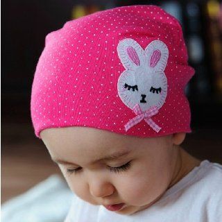 New Baby Boys Girls Hat Fuchsia Rabbit Pattern Spring/Autumn: Toys & Games