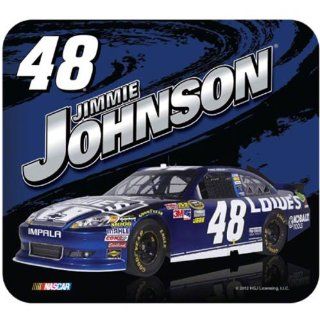 NASCAR Jimmie Johnson Team Logo Neoprene Mouse Pad : Sports Related Trading Card Albums : Sports & Outdoors