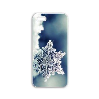 Iphone 5 Mobile Case DIY New Creative Cellphone Back Cover Scratchproof Cellphone Case with Creative Design Pictures Series Cool Backgrounds glittering and translucent SnowflakeL Cell Phones & Accessories