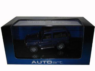 1/43 Scale AutoArt 1980's 90's Mercedes Benz G Wagon SWB (Blue): Toys & Games