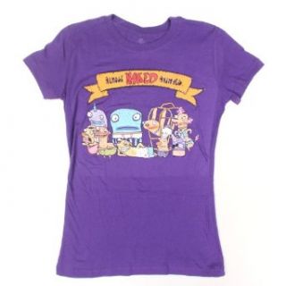 Almost Naked Animals Purple Girls T Shirt: Clothing
