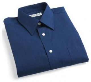 Givenchy Men's Dress Shirt, Long Sleeve, Point Collar, French Blue, 15   32/33 at  Mens Clothing store
