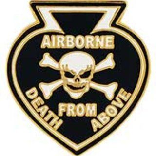U.S. Army Airborne Death From Above Pin 1"   Novelty Buttons And Pins