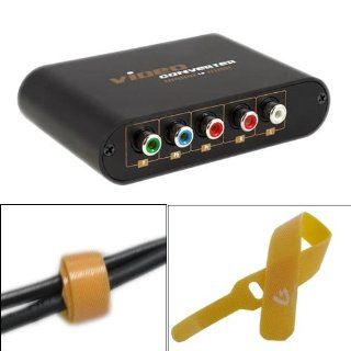 Linkstyle Lk 21946+LK 9134 Component Video & Audio to Hdtv Converter Adaptor (Input Interface: Ypbpr/rgb + R audio l, Output Interface: Hdmi)+ 6 Feet HDMI Cable + Cable Tie: Electronics
